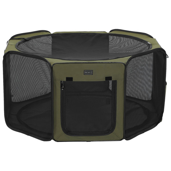 Petsfit Portable Dog Playpen with Removable Top and Bottom Wayfair